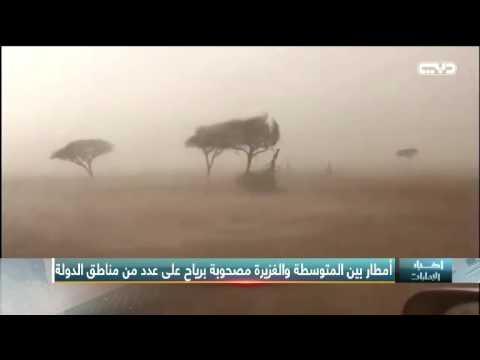 بالفيديو سقوط أمطار الخير على مناطق عدة في الامارات