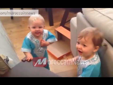 بالفيديو أطفال يقلدون الرقص العيساوي