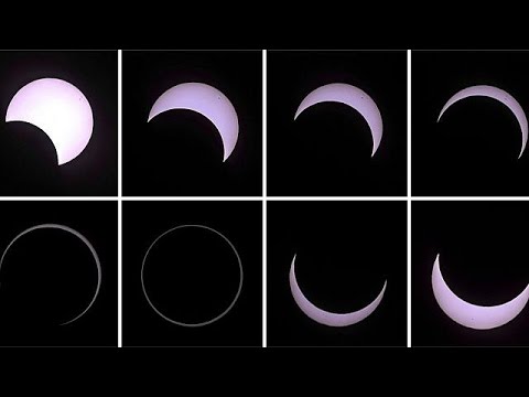 بالفيديو الشمس تختفي خلف القمر في ثاني كسوف خلال القرن 21