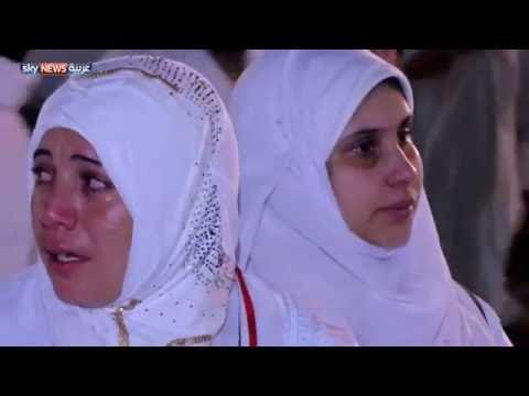 بالفيديو الحجاج يتوجهون إلى جبل عرفات أعظم اركان الحج