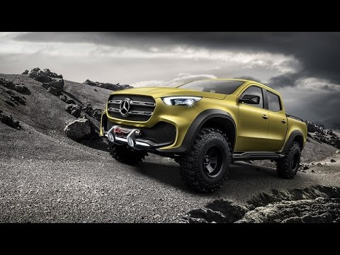 بالفيديو طرح سيارة مرسيدس الأفخم على الاطلاق xclass