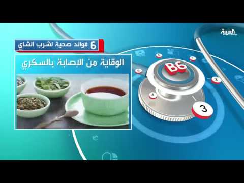 بالفيديو 6 فوائد صحية لشرب الشاي