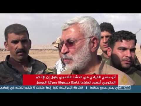 بالفيديو معارك شرسة في محيط منطقة تلعفر في العراق