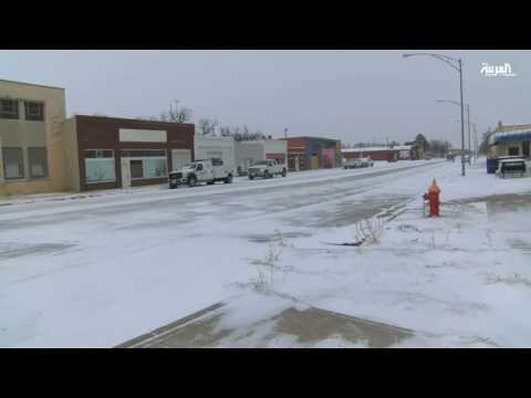 شاهد تحذيرات من عاصفة ثلجية قوية على جنوب الولايات المتحدة