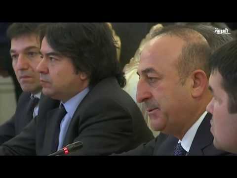 شاهد لقاء روسي تركي لبحث المفاوضات