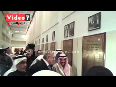 محلب يلتقي أمير الكويت ورئيس مجلس الأمة